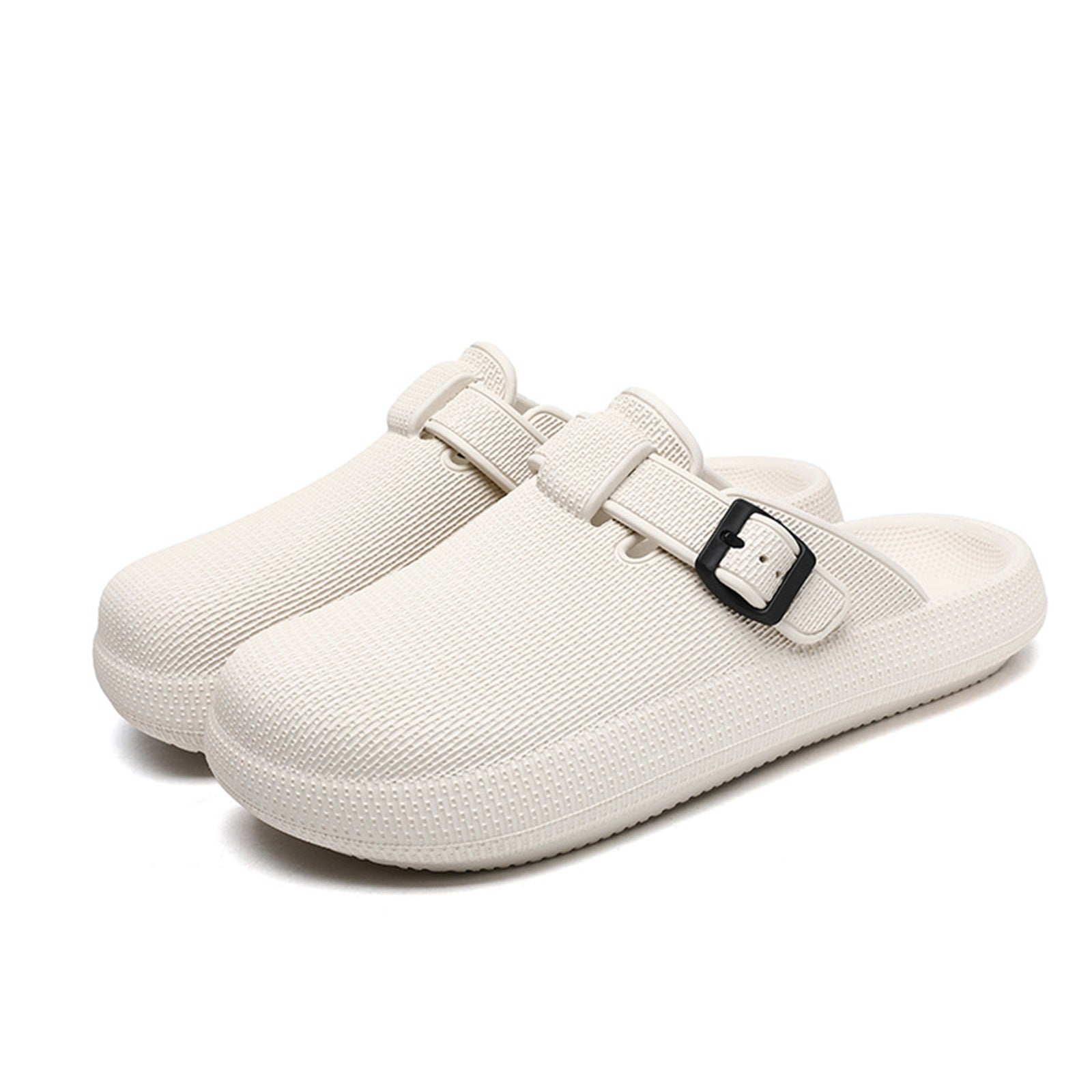 FREISTERN Unisex Thick Sole Slides Slippers Clogs Non-Slip Pillow Slippers