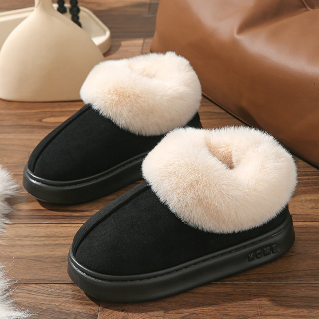 FREISTERN Women's Fuzzy Bootie Slippers Comfortable House Shoes for Indoor Outdoor