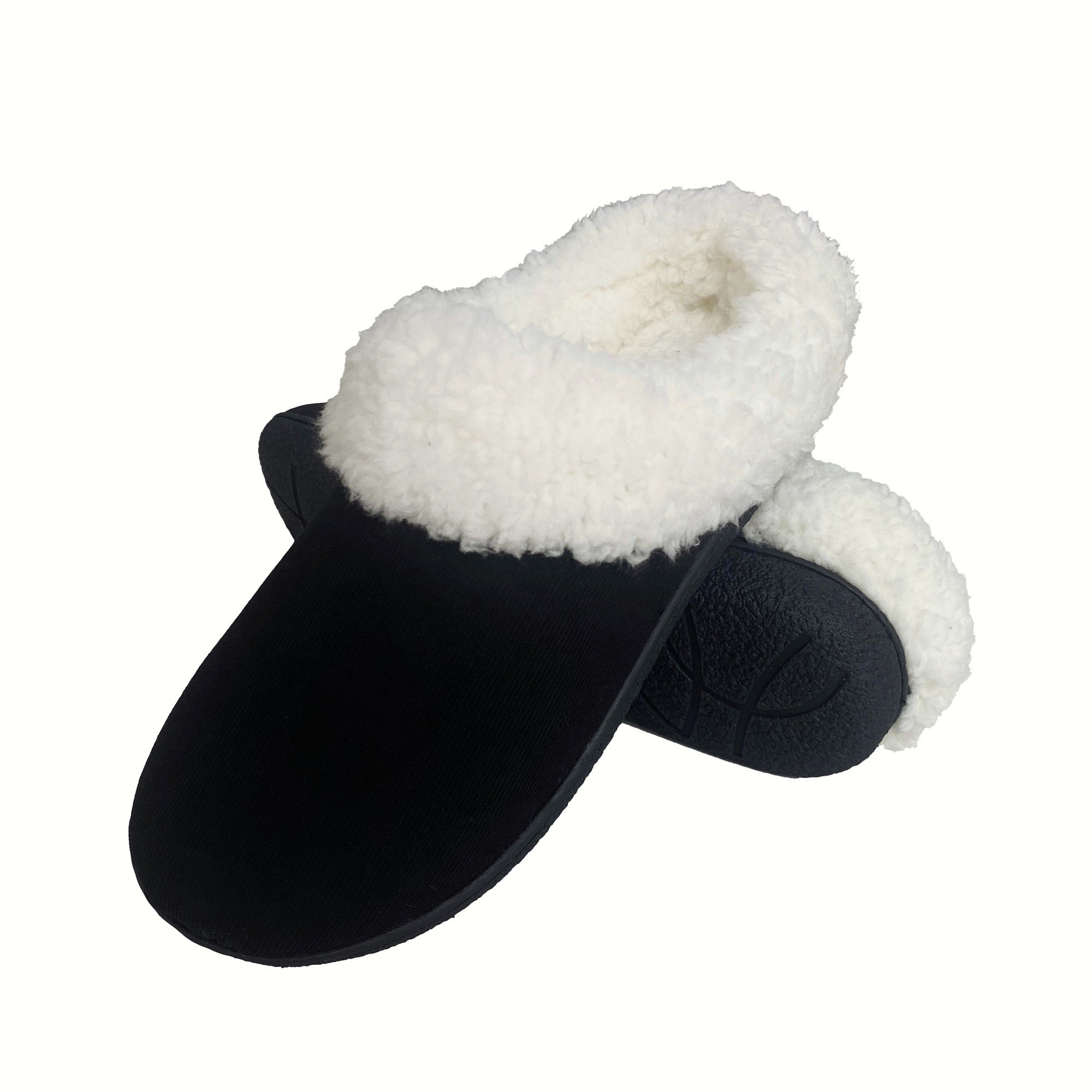 FREISTERN Women's Fuzzy Slippers Fluffy Slip On Anti-Slip Lady Slippers Indoor Outdoor Warm House Shoes