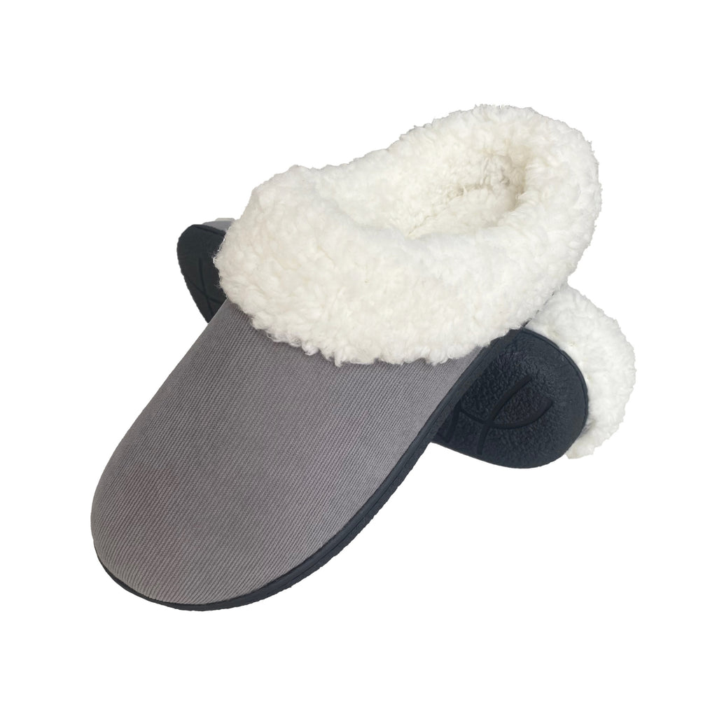 FREISTERN Women's Fuzzy Slippers Fluffy Slip On Anti-Slip Lady Slippers Indoor Outdoor Warm House Shoes