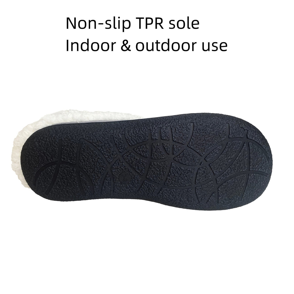 FREISTERN Women's Fuzzy Slippers Fluffy Slip On Anti-Slip Lady Slippers Indoor Outdoor Warm House Shoes