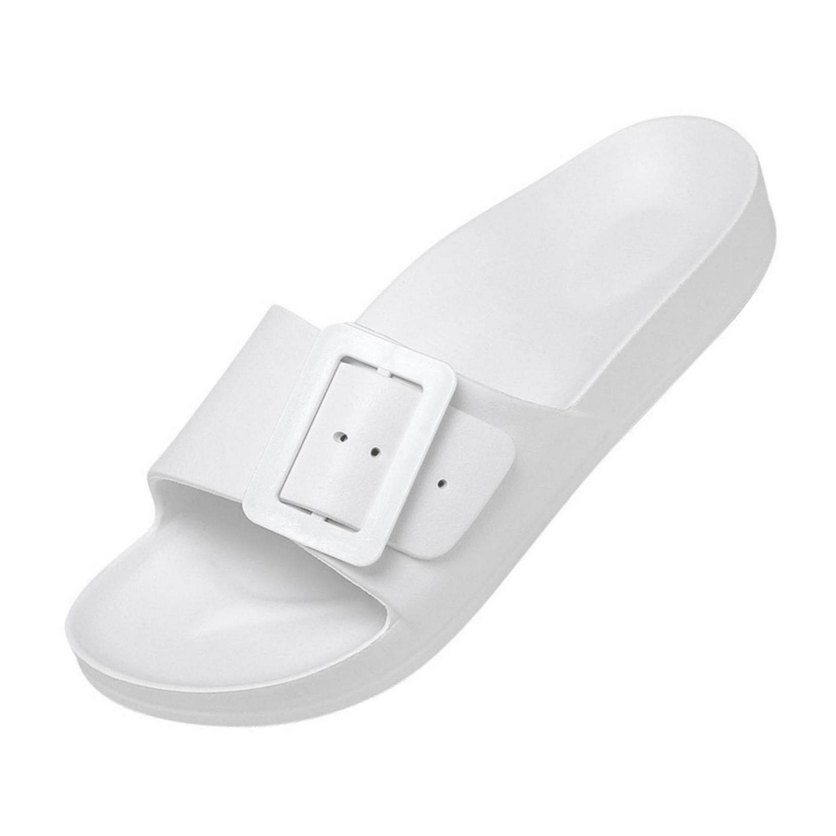 FREISTERN Women's EVA Slide Sandals One Buckle Adjustable Sandals