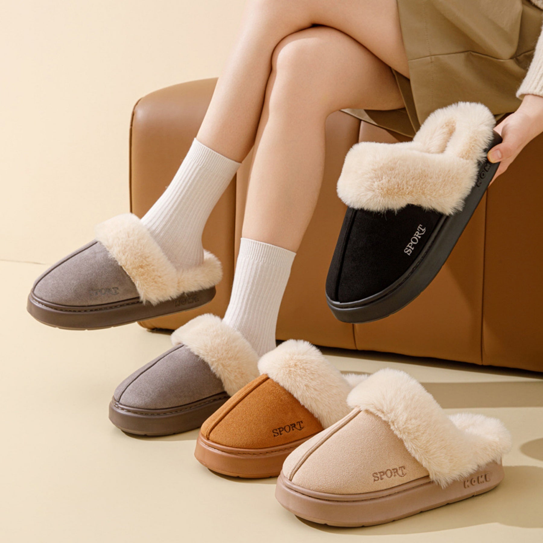 FREISTERN Women's Causal Slippers Comfortable House Shoes for Indoor Outdoor
