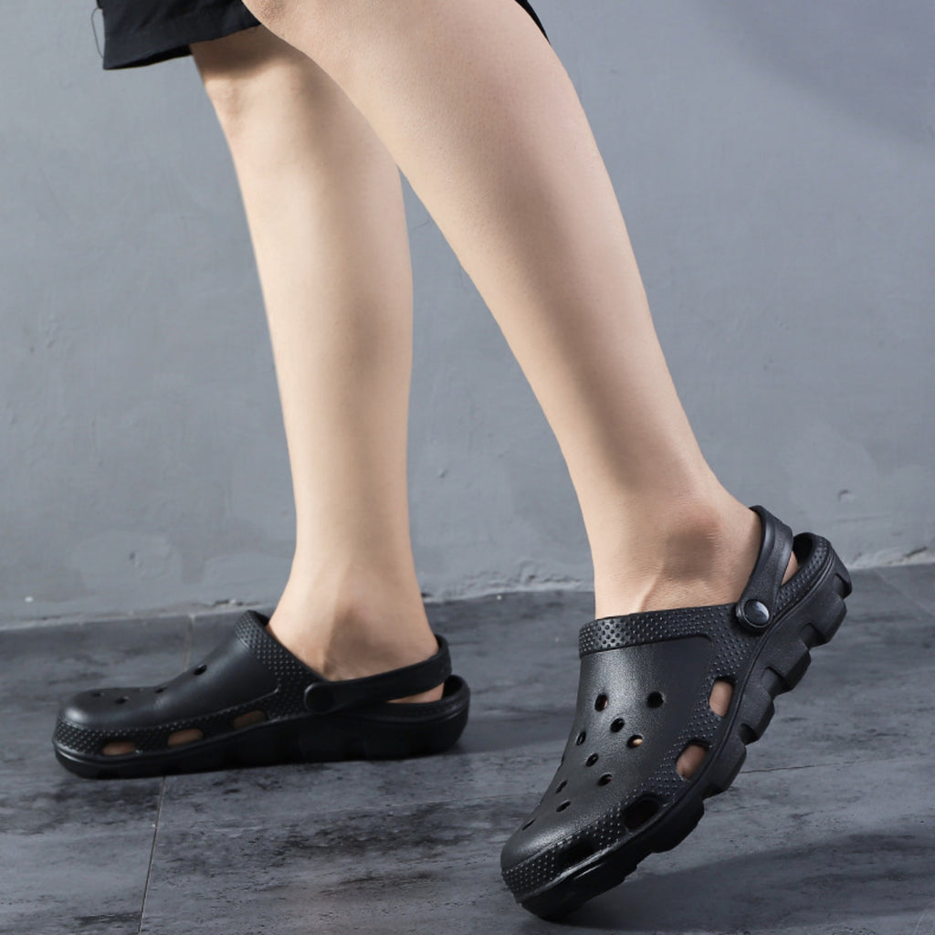 FREISTERN Men's Non-Slip Lightweight Sole Clogs Sandals Summer Slippers
