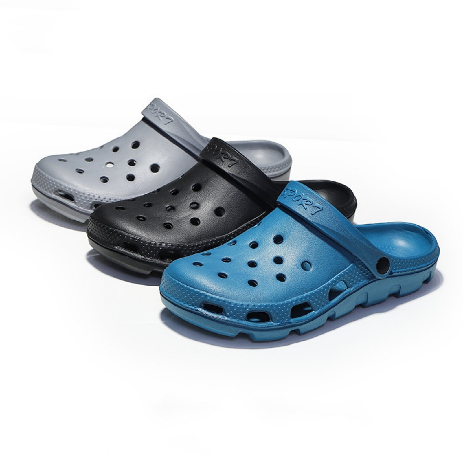 FREISTERN Men's Non-Slip Lightweight Sole Clogs Sandals Summer Slippers
