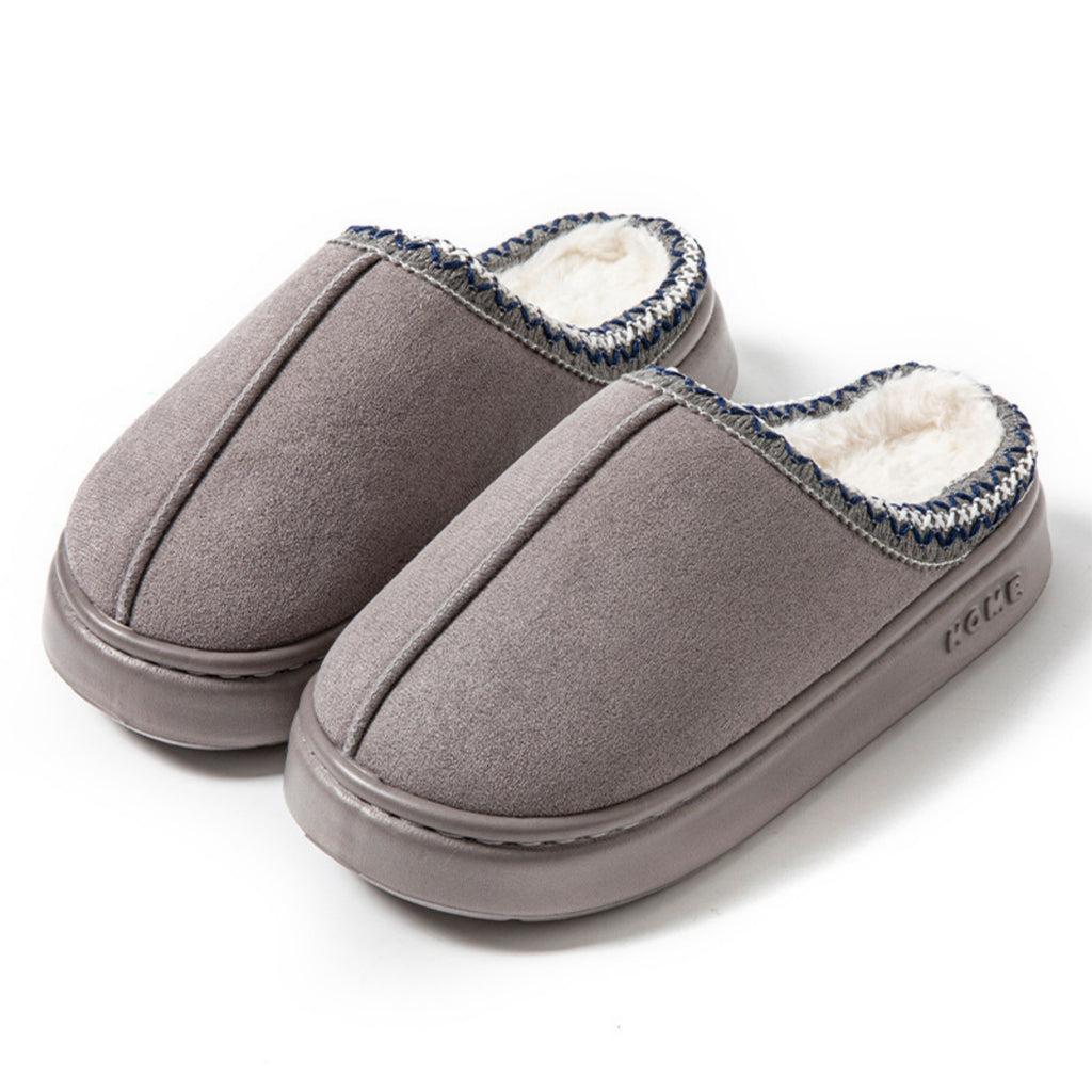 FREISTERN Women's Fuzzy EVA Slippers with Thick Sole and Memory Foam