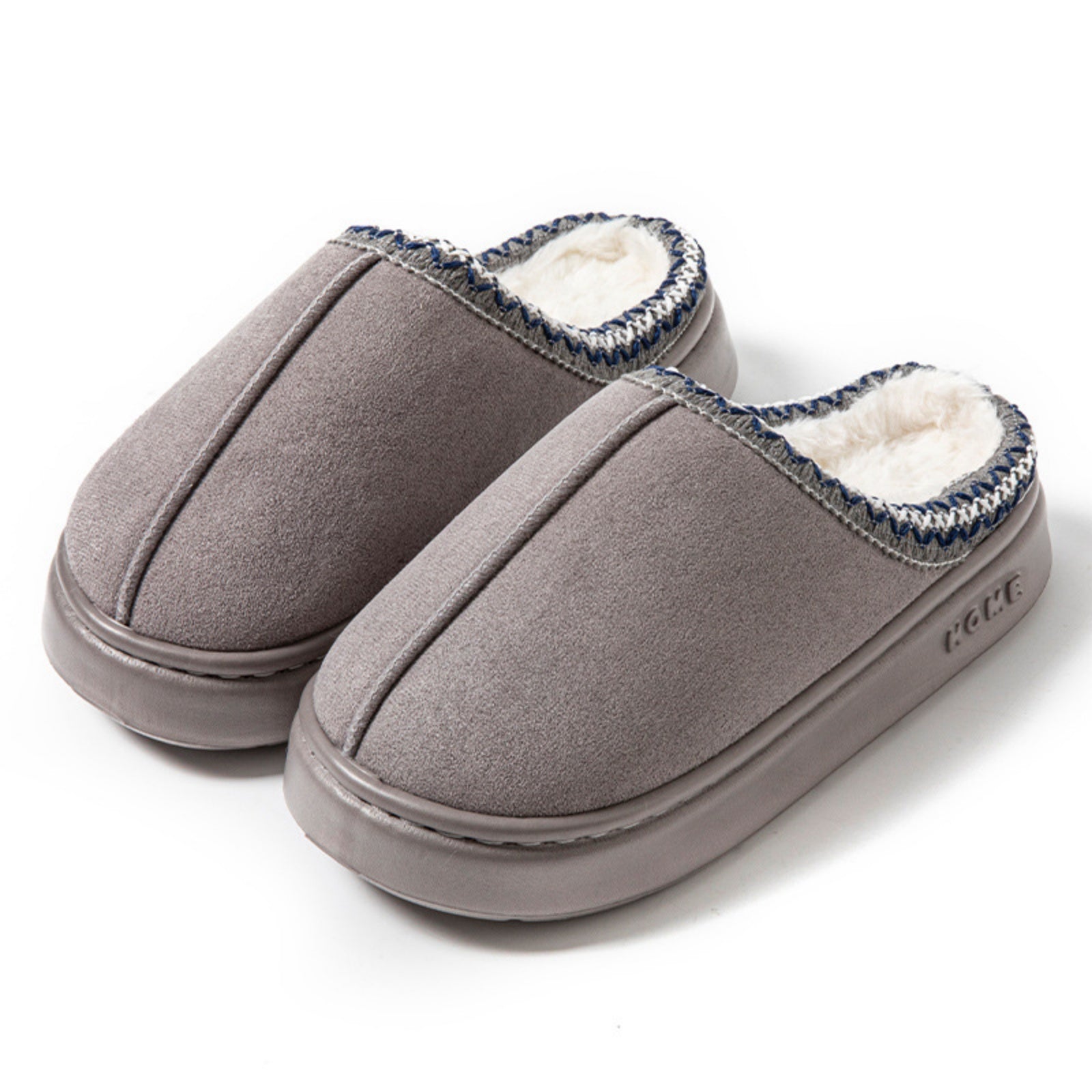FREISTERN Women's Fuzzy EVA Slippers with Thick Sole and Memory Foam