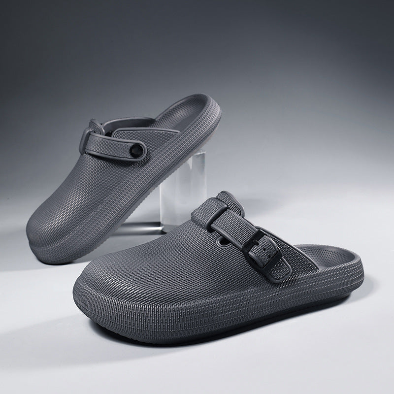 FREISTERN Unisex Thick Sole Slides Slippers Clogs Non-Slip Pillow Slippers