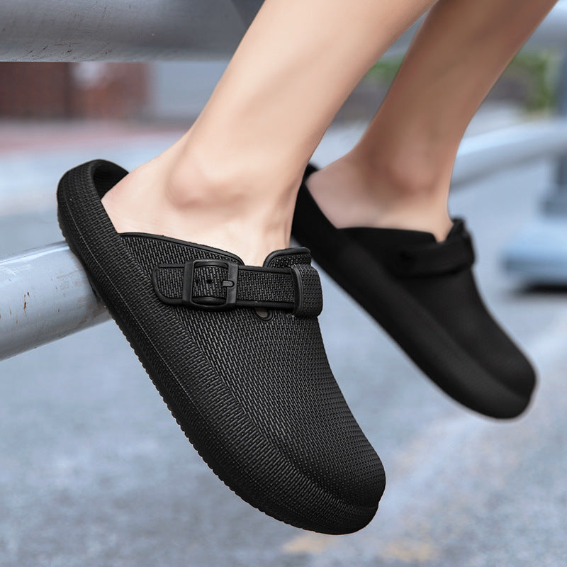 FREISTERN Unisex Thick Sole Slides Slippers Clogs Non-Slip Pillow Slippers