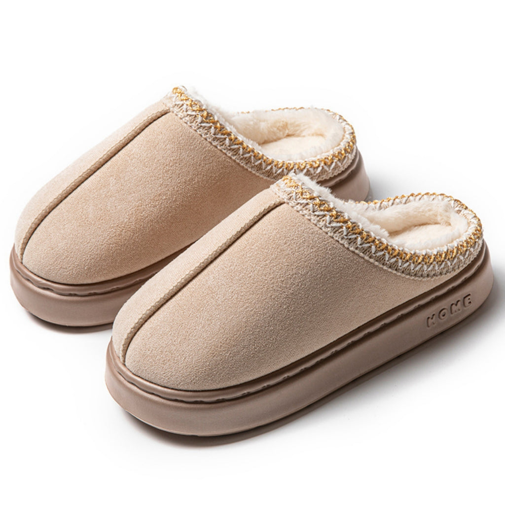 FREISTERN Women's Fuzzy EVA Slippers with Thick Sole and Memory Foam