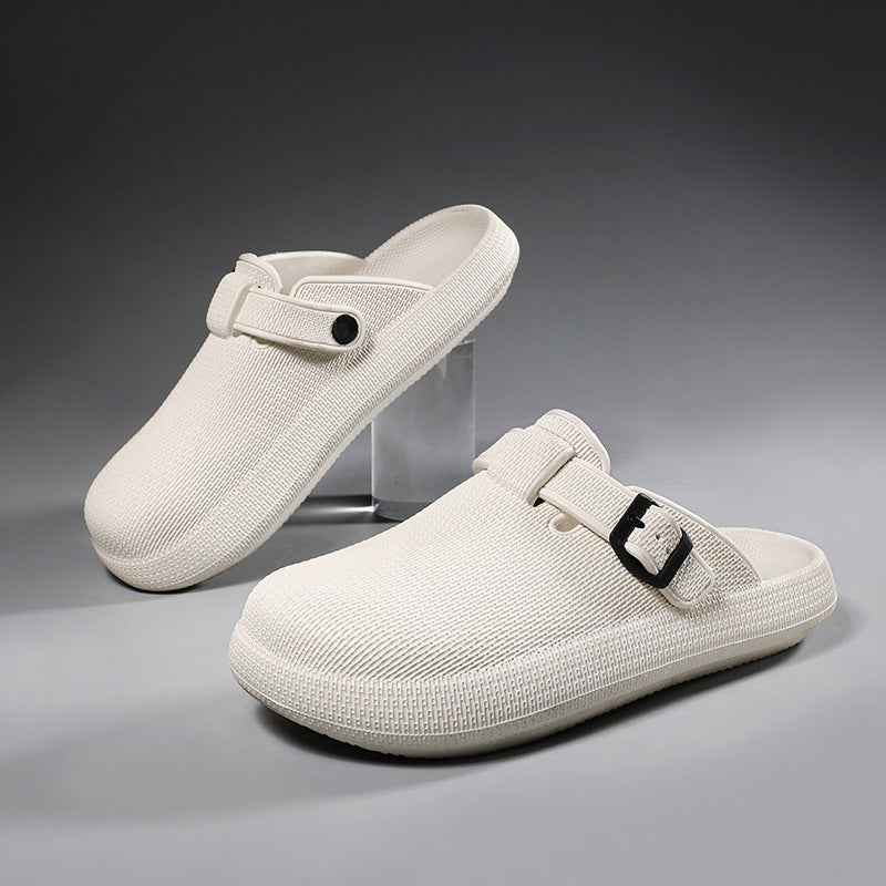 FREISTERN Unisex Thick Sole Slides Slippers Clogs Non-Slip Pillow Slippers