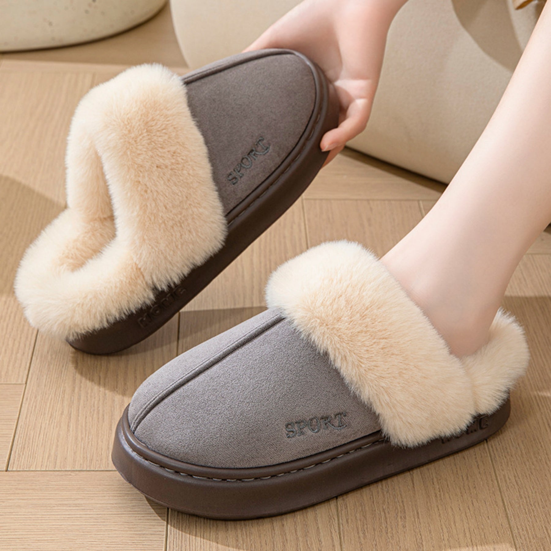 FREISTERN Women's Causal Slippers Comfortable House Shoes for Indoor Outdoor